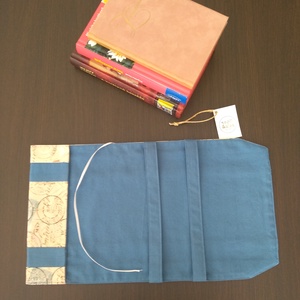 Textil könyvborító - otthon & életmód - papír, írószer - könyv- és füzetborító - Meska.hu