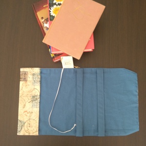 Textil könyvborító - otthon & életmód - papír, írószer - könyv- és füzetborító - Meska.hu