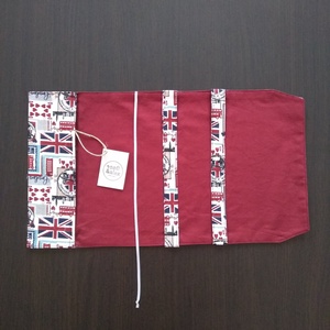 Bélelt textil könyvborító - otthon & életmód - papír, írószer - könyv- és füzetborító - Meska.hu