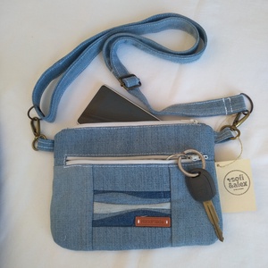 Övtáska-válltáska mentett farmerból, Táska & Tok, Övtáska, Varrás, MESKA