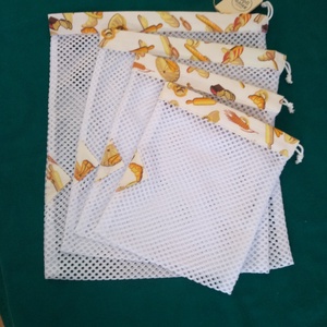 4 darabos bevásárló szütyő - Meska.hu