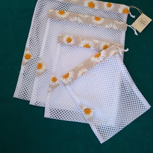 Margaréta mintás zöldséges, gyümölcsös zsákok - Meska.hu