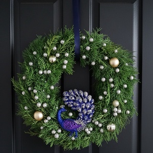 Pávás koszorú - Meska.hu