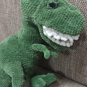 Horgolt Dínó (T-rex) - Meska.hu