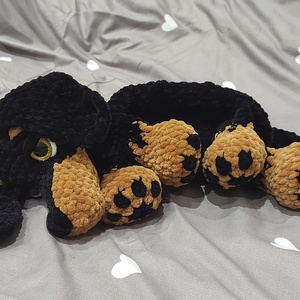 Horgolt Tacskó kutya - játék & sport - plüssállat & játékfigura - kutya - Meska.hu