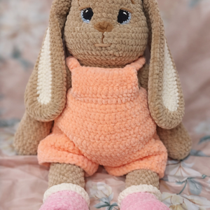 Horgolt Nyuszi - játék & sport - plüssállat & játékfigura - nyuszi - Meska.hu