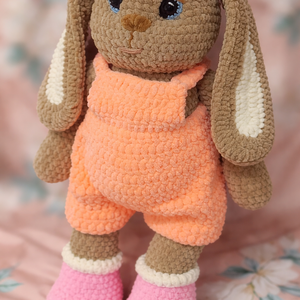 Horgolt Nyuszi - játék & sport - plüssállat & játékfigura - nyuszi - Meska.hu