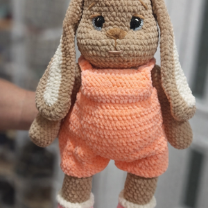 Horgolt Nyuszi - játék & sport - plüssállat & játékfigura - nyuszi - Meska.hu