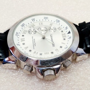 CALVANEO 1583 REFUGIO Platin Black Russian Diamonds, kiváló állapotban. - ékszer - karóra és ékszeróra - karóra - Meska.hu