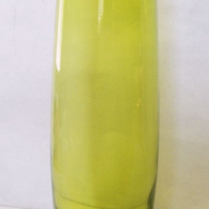 Uránium tartalmú neon-zöld színben pompázó ARTDeco váza MURANO, egyedi modern műtárgy ritkaság, Otthon & Lakás, Dekoráció, Virágdísz és tartó, Váza, Üvegművészet, MESKA