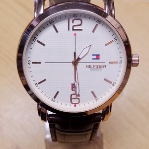Tommy Hilfiger 4434 Watch Aranyozott tokban, krokodil mintás varrott bőr szíjjal - ékszer - karóra és ékszeróra - karóra - Meska.hu