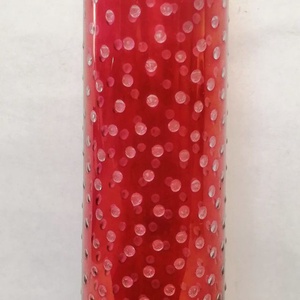 Muránói buborékos falú fúvott váza esőcsepp mintázattal Olaszországból., Otthon & Lakás, Dekoráció, Virágdísz és tartó, Váza, Üvegművészet, MESKA