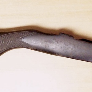 Régi puskatus, Mauser VZ-24 átalakítva, egy darab tömör fából faragva, Otthon & Életmód, Dekoráció, Fali és függő dekoráció, Falra akasztható dekor, Famegmunkálás, MESKA