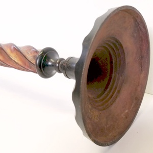 Festett modern gyertyatartó páros, bronzból, kifogástalan állapotban. Egyedi dekoráció - otthon & életmód - gyertya, illat, aroma - gyertyatartó - Meska.hu