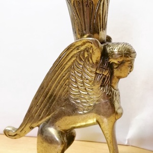 Kiméra formájú gyertyatartó bronzból. Vitange különlegesség - otthon & életmód - gyertya, illat, aroma - gyertyatartó - Meska.hu