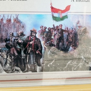 Magyar nemzeti kincseink. Himnusz, és Szózat falitáblakép párban natúr színű üvegezett fakeretben - otthon & életmód - dekoráció - kép & falikép - plakát - Meska.hu