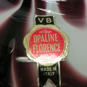 Vetreria Barbieri Opaline Firenze füles váza 1970-1980-es évek Olaszország - otthon & életmód - konyhafelszerelés, tálalás - tálalás - üveg & kancsó - Meska.hu