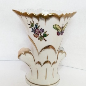 Viktória mintás aranyozott Herendi porcelán váza - otthon & életmód - dekoráció - virágdísz és tartó - váza - Meska.hu