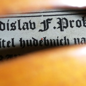 Ladislav F Prokop hegedű 3/4 méret hiányos. Cseh mestermunka - könyv & zene - hangszer & hangszertok - Meska.hu