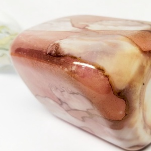 Opalina Stelvia Murano. trapézra formázott aljú márvány mintás kiöntő - otthon & életmód - konyhafelszerelés, tálalás - tálalás - üveg & kancsó - Meska.hu
