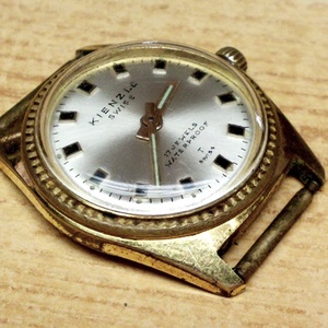 Antik KIENZLE 17 köves svájci női karóra, működőképes állapotban, gyűjteménybe való darab, Ékszer, Karóra és Ékszeróra, Karóra, Ékszerkészítés, MESKA