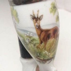 Vadas jelenetes Porcelánpipa - otthon & életmód - dekoráció - asztal és polc dekoráció - hamutál, öngyújtó, pipa - Meska.hu