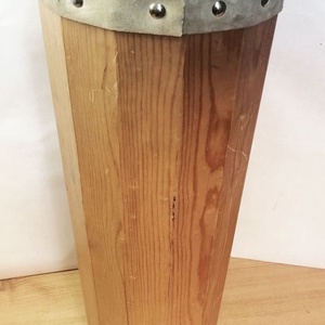 Ashiko dob Nyugat-Afrikából keményfa hasábokból, egzotikus kuriózum, Könyv & Zene, Hangszer & Hangszertok, Népi játék és hangszerkészítés, MESKA