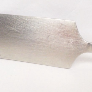 Antik inox orvosi, vagy művész eszköz spatula, mesterjeggyel - kellékek & szerszámok - dekorációs kellékek - egyéb kellékek - Meska.hu