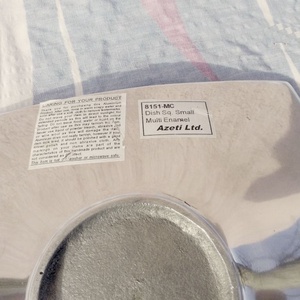 Ívelt felületű, festett színes négyzetekkel mintázott művészi kínáló az AZETI LTD UK. gyártmánya - otthon & életmód - konyhafelszerelés, tálalás - tálalás - kínálótál - Meska.hu