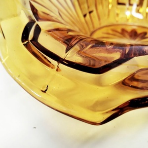 Borostyánsárga süteményes, gyümölcsös kínáló kosár, Walther-Glas Német kézműves munka - otthon & életmód - konyhafelszerelés, tálalás - tálalás - kínálótál - Meska.hu