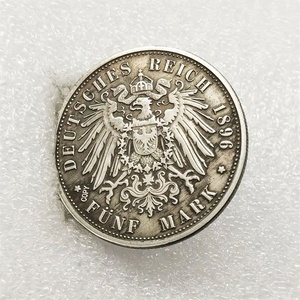 Retro pénzérme kópiák gyűjteménye Fünf Mark 1896 - művészet - más gyűjtemények - Meska.hu