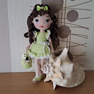 Lotti baba, Játék & Sport, Baba & babaház, Öltöztethető baba, Horgolás, Hímzés, MESKA