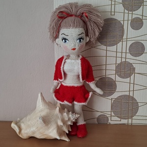 Cicis baba, Játék & Sport, Baba & babaház, Öltöztethető baba, Horgolás, Hímzés, MESKA