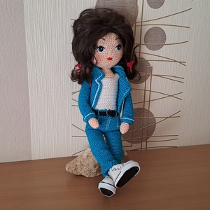 Farmeros  baba - játék & sport - baba & babaház - öltöztethető baba - Meska.hu