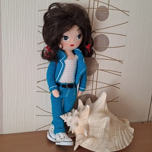 Farmeros  baba - játék & sport - baba & babaház - öltöztethető baba - Meska.hu