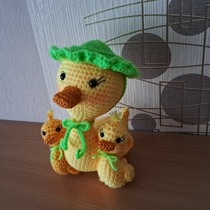 Kacsacsalád, Játék & Sport, Plüssállat & Játékfigura, Más figura, Horgolás, Hímzés, MESKA