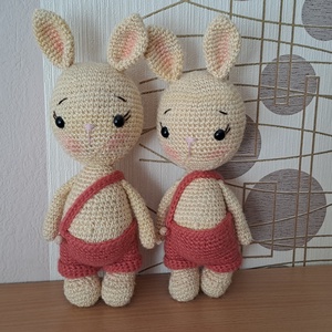 Pocakos nyuszikák - játék & sport - baba & babaház - játékbaba, babakellék - Meska.hu