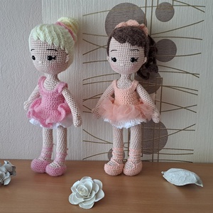 Balerina babák, Játék & Sport, Baba & babaház, Öltöztethető baba, Horgolás, Hímzés, MESKA