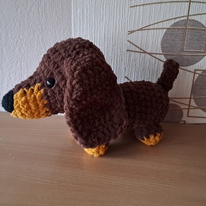Pihe-puha tacskó kutya, Játék & Sport, Plüssállat & Játékfigura, Kutya, , MESKA