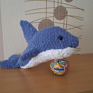 Delfin, Játék & Sport, Plüssállat & Játékfigura, Plüss mesefigurák, Horgolás, MESKA