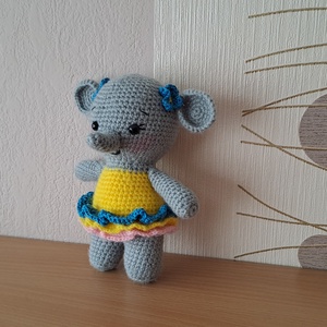 Kis elefánt, Játék & Sport, Baba & babaház, Játékbaba, babakellék, Horgolás, Hímzés, MESKA