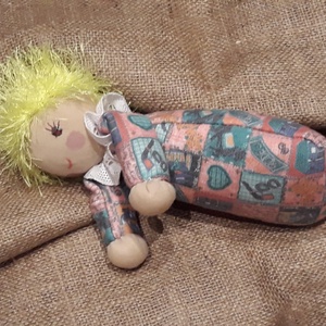 Kócika-rongybaba - játék & sport - plüssállat & játékfigura - manó - Meska.hu