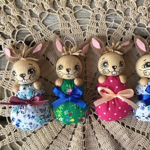 Huncut nyuszi bébik pólyácskában - kellékek & szerszámok - rövidáru - fonal, cérna - Meska.hu