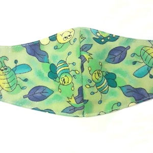 Kétrétegű,  mosható textil gyerek maszk - Meska.hu