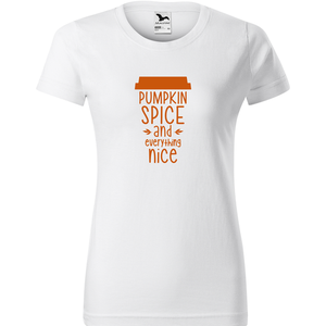 Halloween Női Póló - Pumpkin Spice, Ruha & Divat, Női ruha, Póló, felső, Fotó, grafika, rajz, illusztráció, MESKA