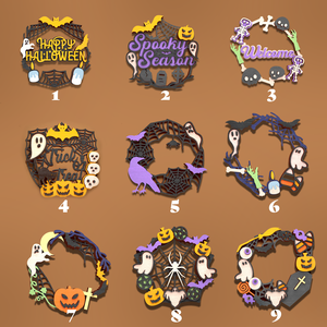 Ajtódísz, kopogtató - Halloween - otthon & életmód - dekoráció - ajtó- és ablak dekoráció - ajtódísz & kopogtató - Meska.hu
