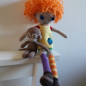 Harisnyás Pippi (Pipi Longstrom) és Nilsson úr - játék & sport - baba & babaház - baba - Meska.hu