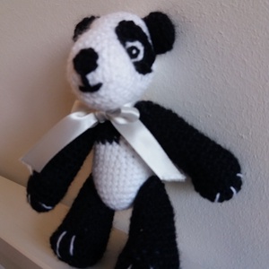Panda mackó, Játék & Sport, Plüssállat & Játékfigura, Maci, Horgolás, Varrás, MESKA
