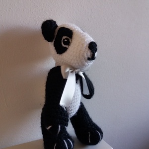 Panda mackó - játék & sport - plüssállat & játékfigura - maci - Meska.hu
