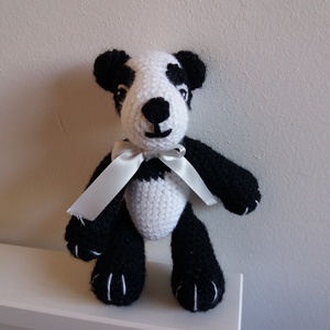 Panda mackó - játék & sport - plüssállat & játékfigura - maci - Meska.hu